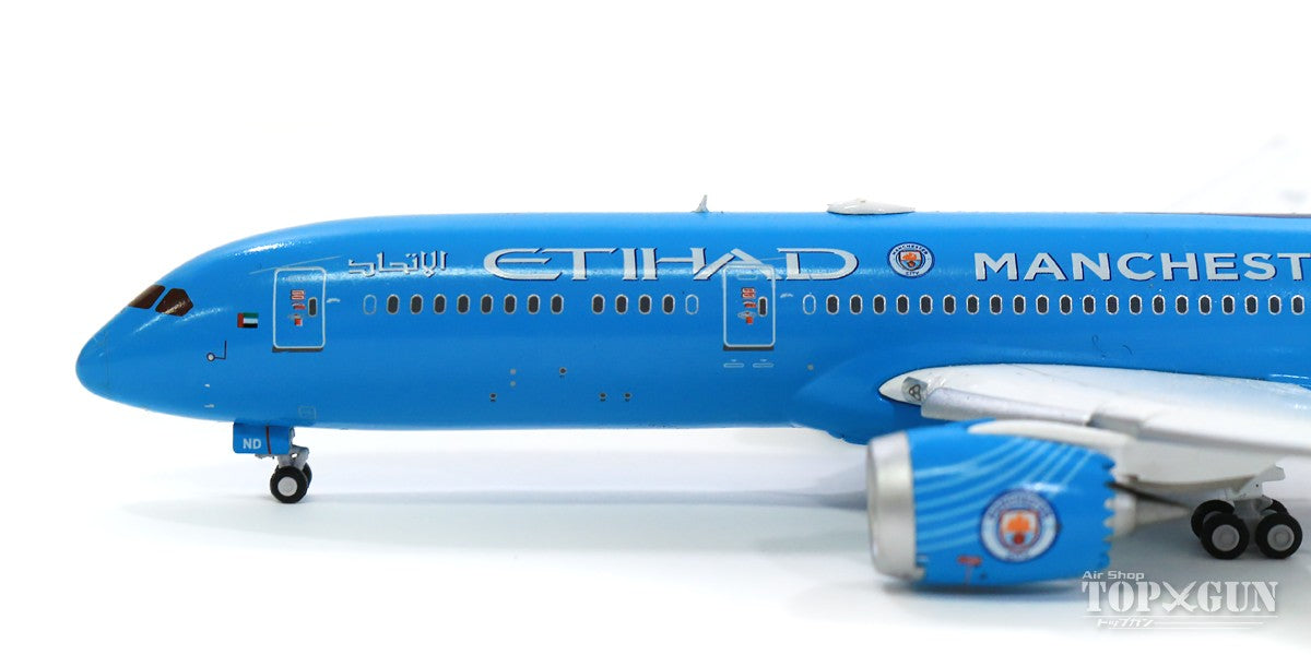 787-9 Etihad Airways Special Livery "Manchester City" *Flaps down A6-BND 1/400 [EW4789011A]