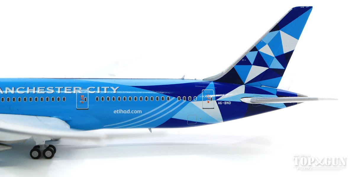 787-9 Etihad Airways Special Livery "Manchester City" *Flaps down A6-BND 1/400 [EW4789011A]