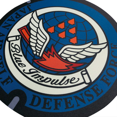 Local manhole mouse pad Japan Air Self-Defense Force Matsushima Base Blue Impulse [F4360]