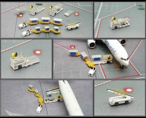 1/400 ボーディングブリッジ 搭乗橋 セット fantasy wings ボーディングブリッジ 搭乗橋 1/400 空港 ジオラマの通販 by おうか