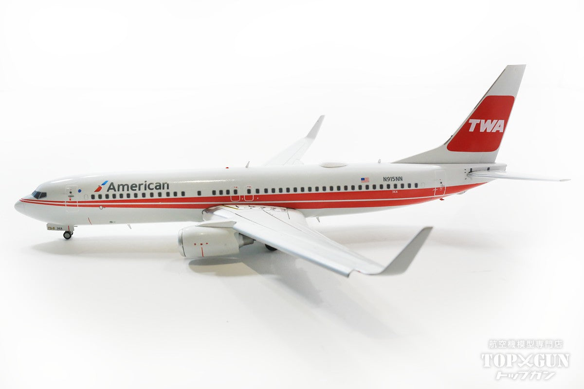 737-800WL アメリカン航空 特別塗装 「TWAトランスワールド航空復刻」 （フラップダウン固定）N915NN 1/200 [G2AAL473F]