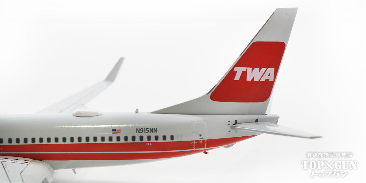 737-800WL アメリカン航空 特別塗装 「TWAトランスワールド航空復刻」 （フラップダウン固定）N915NN 1/200 [G2AAL473F]