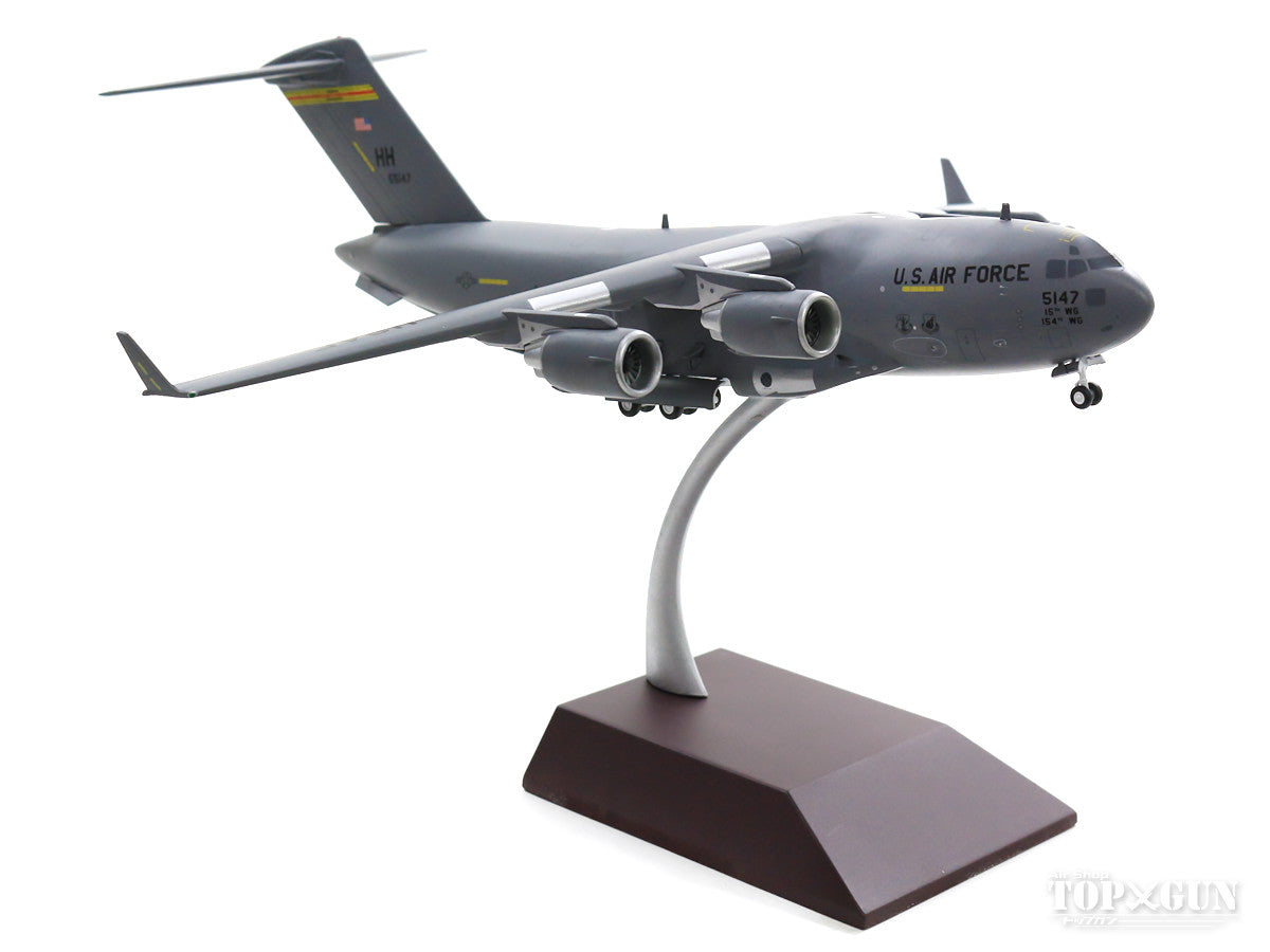 C-17, 204th Airlift Squadron, 15th Wing, United States Air Force, Pearl Harbor-Hickam Joint Base, #05-5147/HH 1/200, made of metal [G2AFO780]