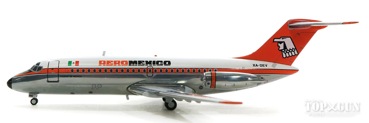 DC-9-15 Aeromexico Polished Finish circa 1974 XA-DEV 1/200 *Made of metal [G2AMX315]