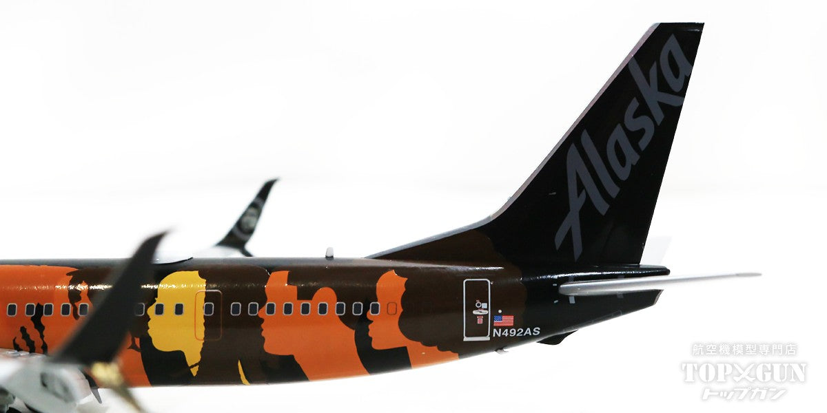 737-900ERsw Alaska Airlines special livery "Our Commitment/UNCF" (flaps down fixed) N492AS 1/200 [G2ASA1016F]