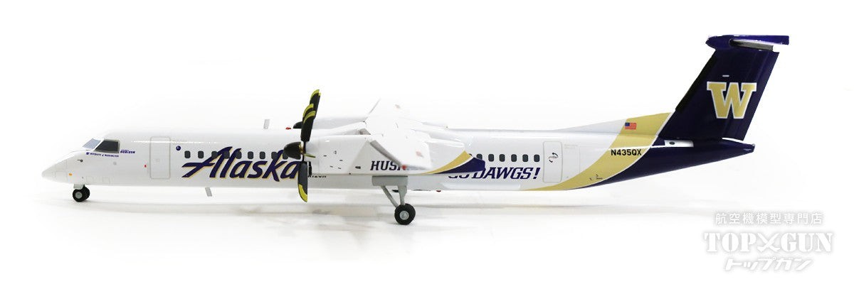 DHC8-Q400 Alaska Airlines Special Paint "Washington Huskies" N435QX 1/200 [G2ASA1017]