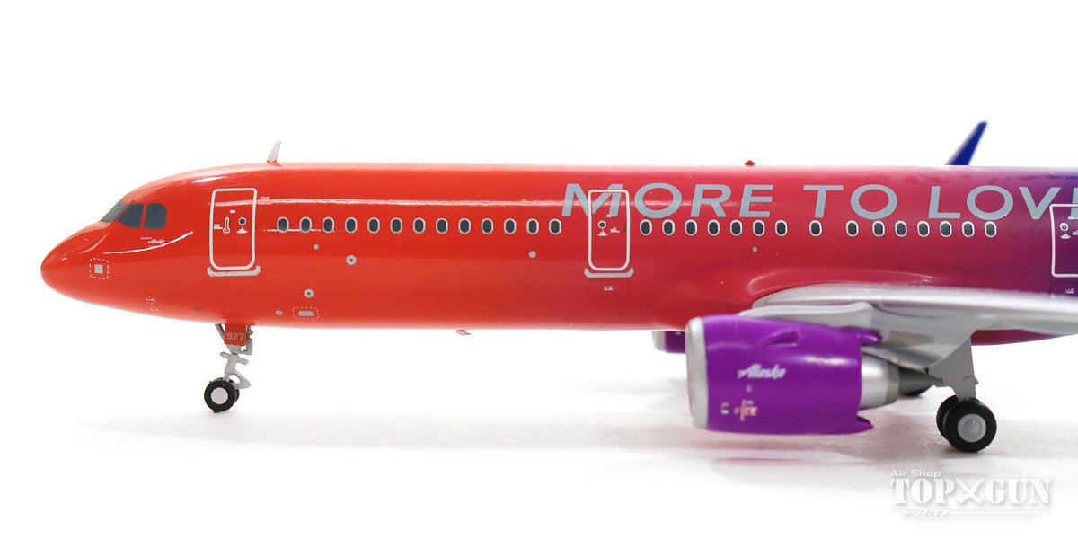 A321neo Alaska Airlines Special Paint "More to Love/Virgin America Merger" N927VA 1/200 *Made of metal [G2ASA739]