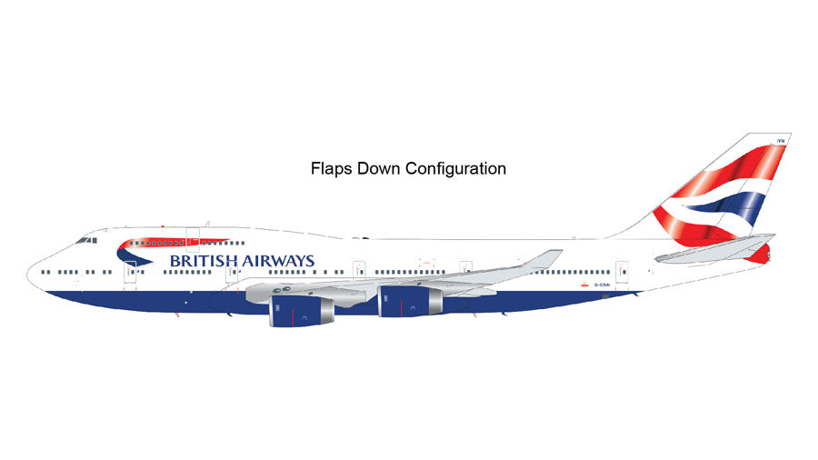747-400 ブリティッシュエアウェイズ G-CIVN ※フラップダウン状態 1/200 [G2BAW906F]