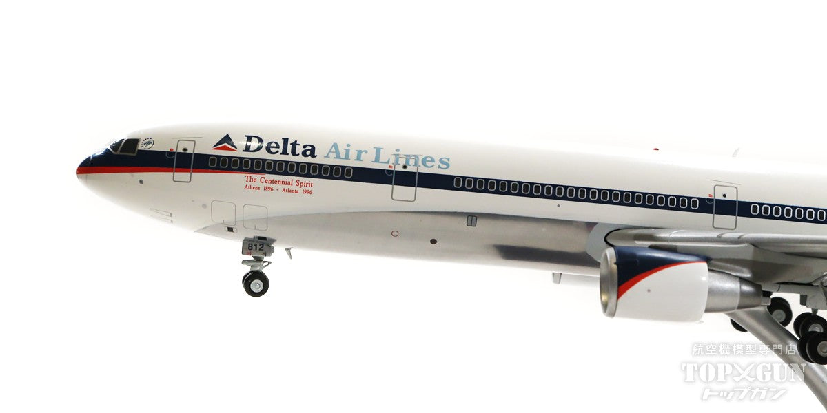 MD-11 Delta Airlines N812DE "interim" paint polished belly 1/200 [G2DAL478]