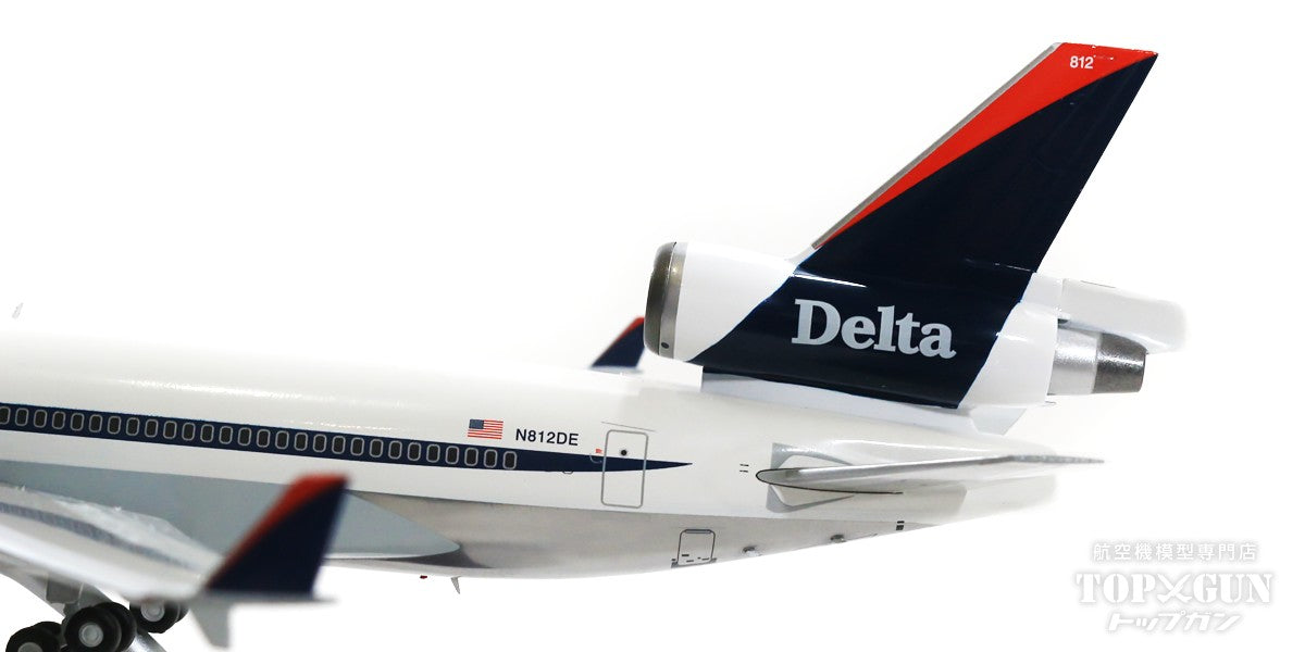 MD-11 Delta Airlines N812DE "interim" paint polished belly 1/200 [G2DAL478]