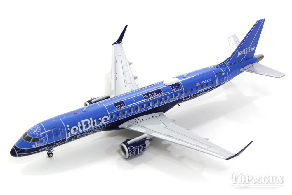 Embraer 190AR Jet Blue Special Paint "Blue Print" N304JB 1/200 *Made of metal [G2JBU661]