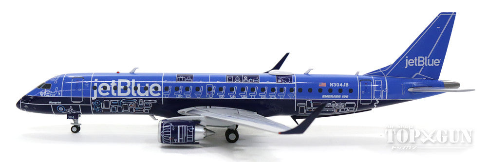 Embraer 190AR Jet Blue Special Paint "Blue Print" N304JB 1/200 *Made of metal [G2JBU661]