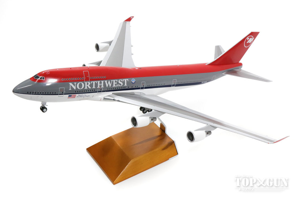 747-400 Northwest Airlines 90s-00s N675NW 1/200 *Made of metal [G2NWA607]