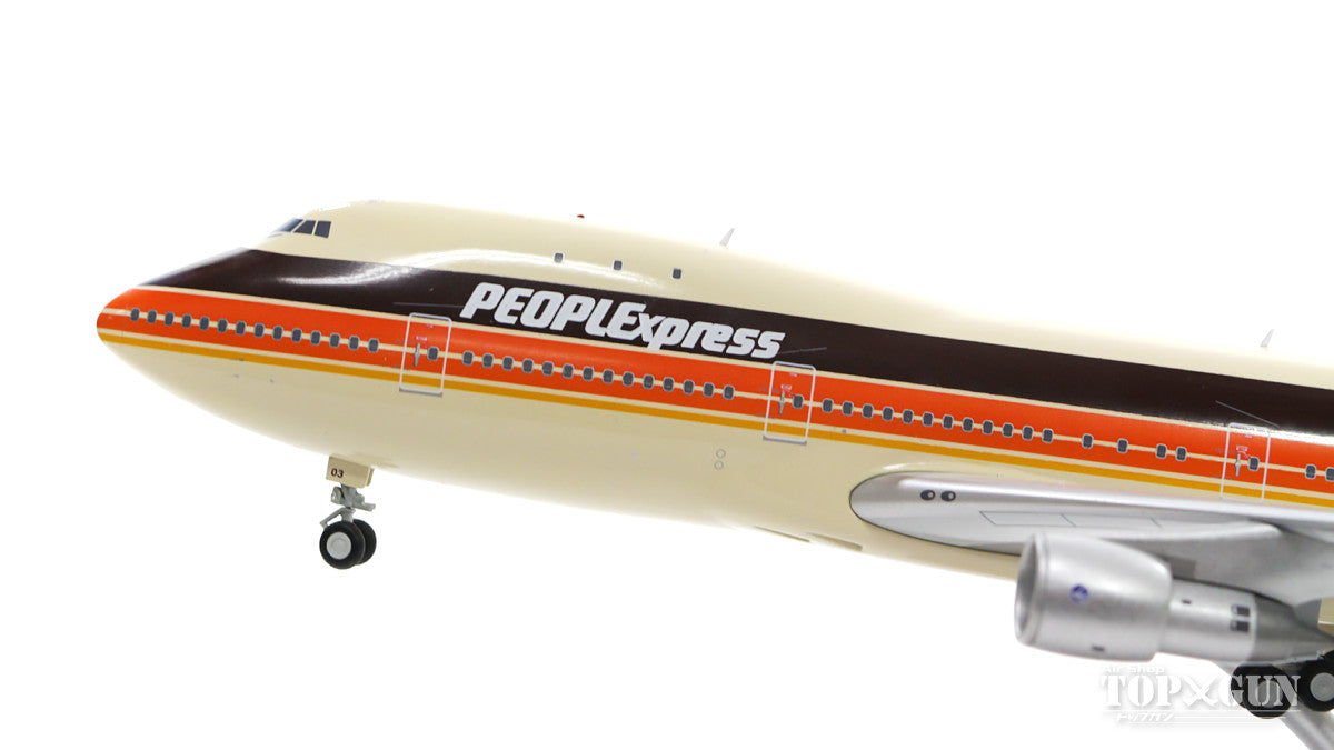 747-100 People Express Airlines 1980s N603PE 1/200 *Made of metal [G2PEX695]