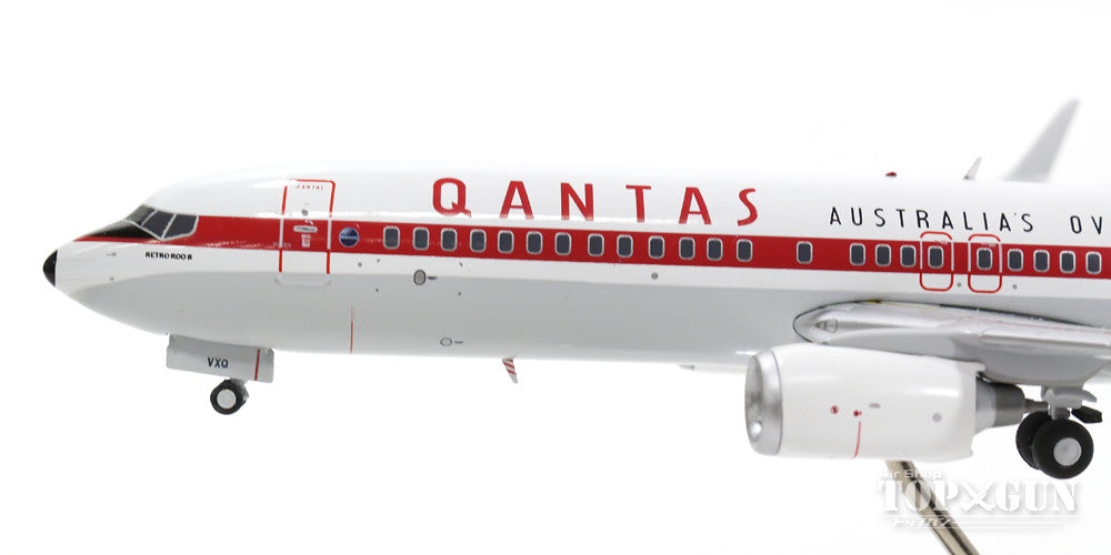 737-800w Qantas Special Paint "Retro Roux II/95th Anniversary" 2015 VH-VXQ 1/200 *Made of metal [G2QFA580]