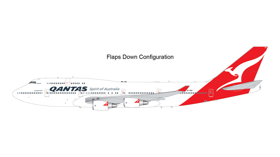 747-400ER Qantas VH-OEH *Flaps down 1/200 [G2QFA734F]