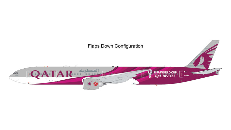 777-300ER Qatar Airways A7-BEB "FIFA World Cup 2022" *Flaps down 1/200 [G2QTR972F]