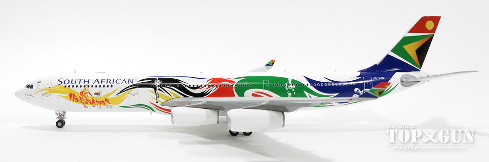 A340-300 South African Airways special paint "London Olympics 2012" ZS-SXD 1/200 *Made of metal [G2SAA378]