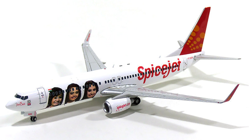 737-800w Spicejet (India) Special Paint "Employee" VT-SZK 1/200 *Made of metal [G2SEJ432]