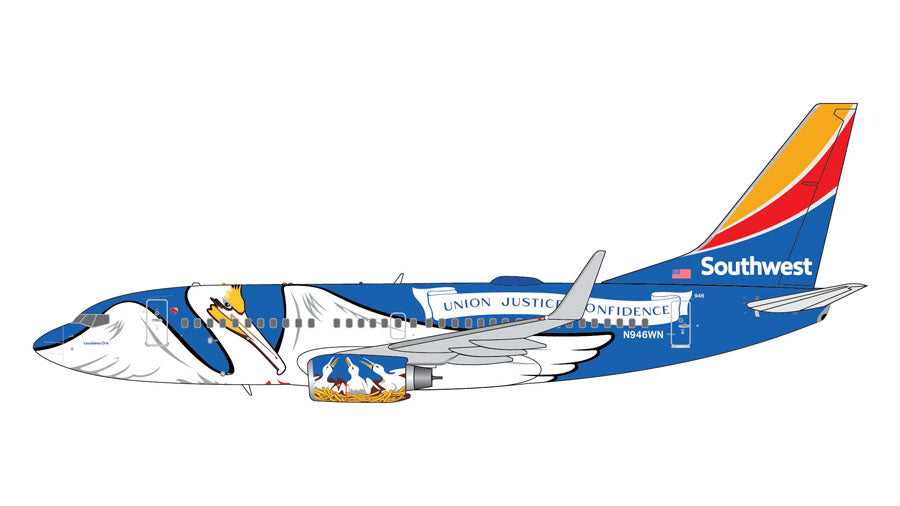 737-700 Southwest Airlines N946WN "Louisiana One" 1/200 [G2SWA926]