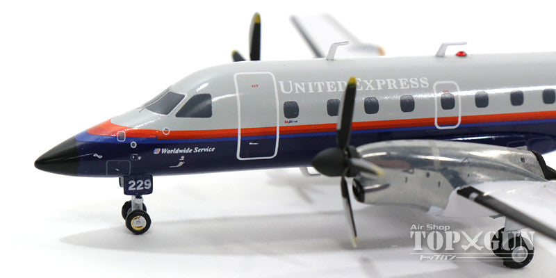 EMB-120ER Brasilia United Express (SkyWest Airlines) 90s-00s Gray paint N229SW 1/200 *Made of metal [G2UAL605]