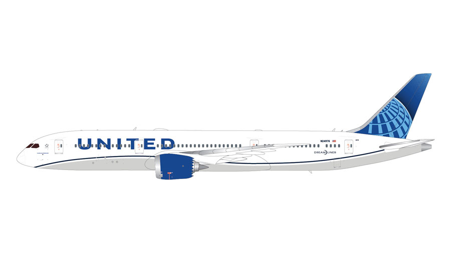 787-9 ユナイテッド航空 N24976 新塗装 1/200 [G2UAL881]