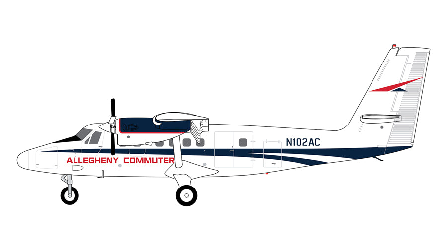 DHC-6-300 Allegheny Commuter Airlines N102AC 1/200 *New mold [G2USA1033]