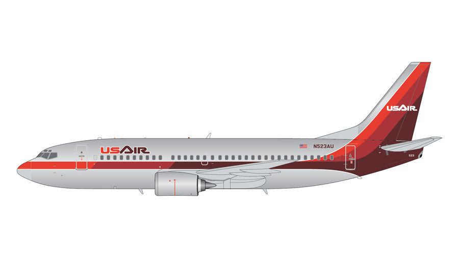 737-300 USエアー N523AU 1980年代塗装 1/200 [G2USA429]