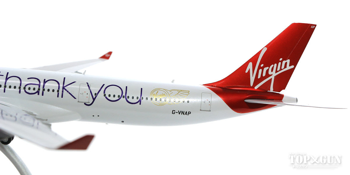 A340-600 Virgin Atlantic Airways Special Paint "A Big Thank You" G-VNAP 1/200 *Made of metal [G2VIR732]