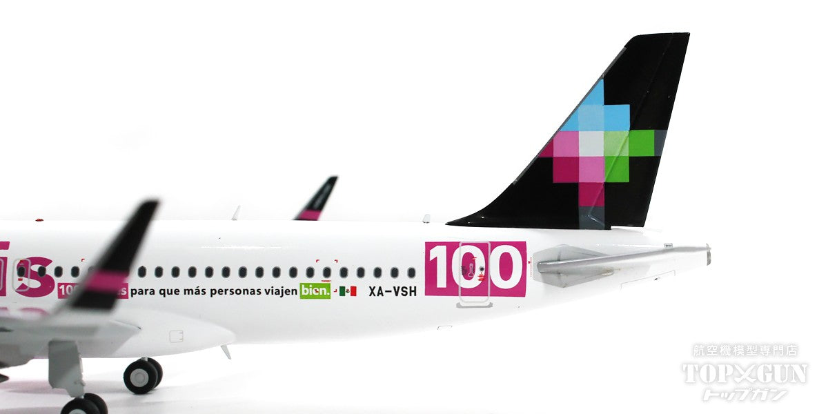 A320neo Volaris Airlines (Mexico) Special paint "100th aircraft introduced" 2021 XA-VSH 1/200 [G2VOI1149]