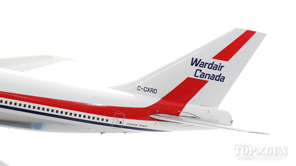 747-200B Wardair Canada 1980s C-GXRD 1/200 *Made of metal [G2WDA317]