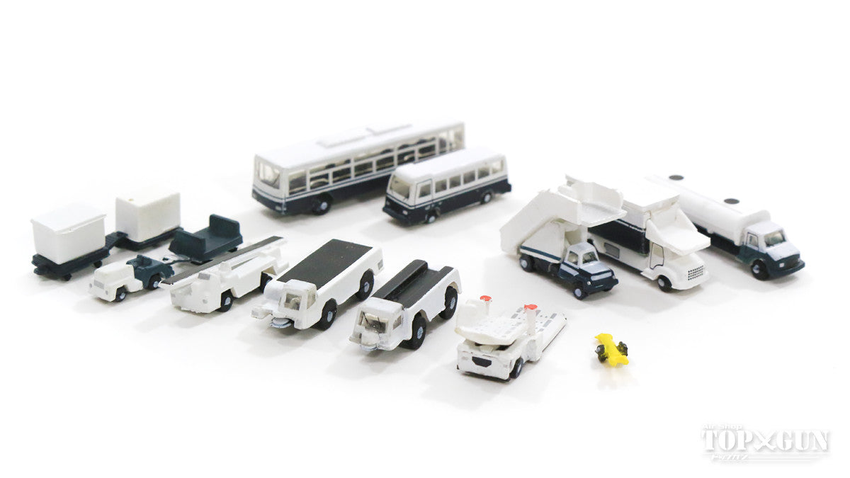 Airport Diorama Accessories Airport Ground Support Vehicle (GSE) 14-piece set 1/400 [GJ700002B]