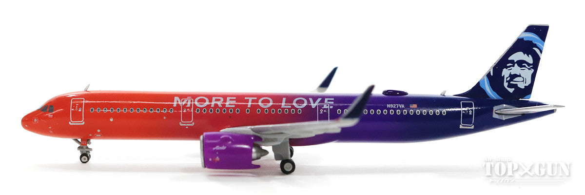 A321neo Alaska Airlines special livery "More to Love/Virgin America Merger" N927VA 1/400 [GJASA1776]