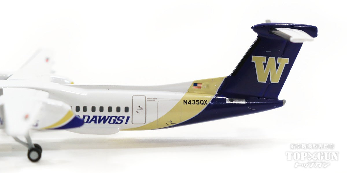 Dash8-Q400 アラスカ航空 （ホライゾン航空）特別塗装「ワシントン・ハスキーズ」 N435QX 1/400 [GJASA2027]