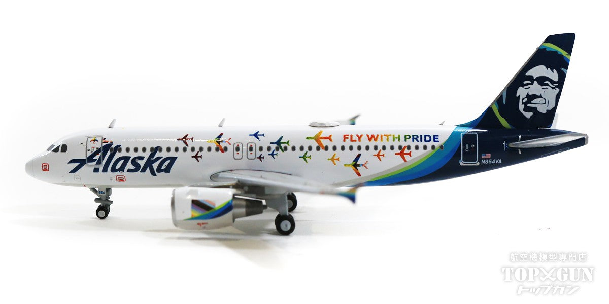 A320 Alaska Airlines Special Paint "FLY WITH PRIDE" N854VA 1/400 [GJASA2042]