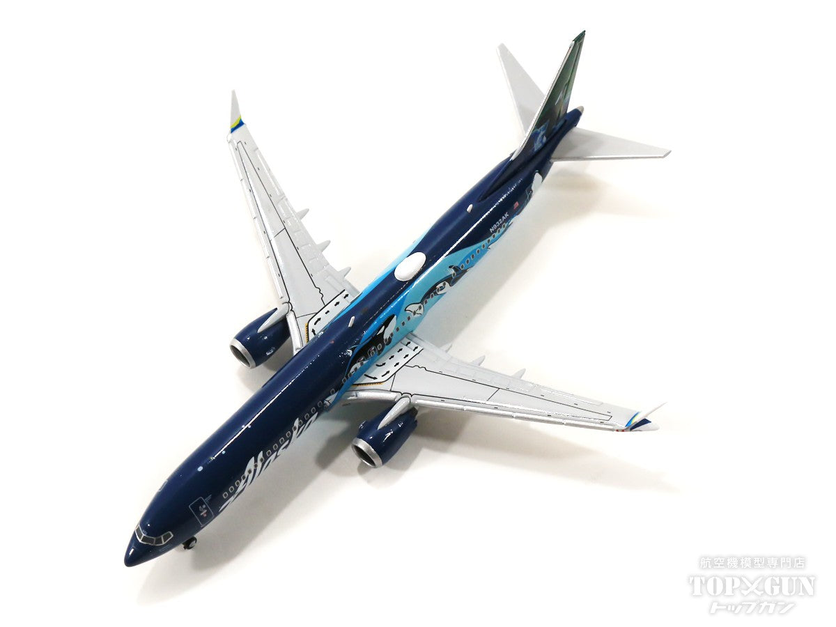 737 MAX 9 Alaska Airlines Special Painting "Environmental Sustainability Goals 2025/West Coast Wonders/orcas" 2022 N932AK 1/400 [GJASA2078]