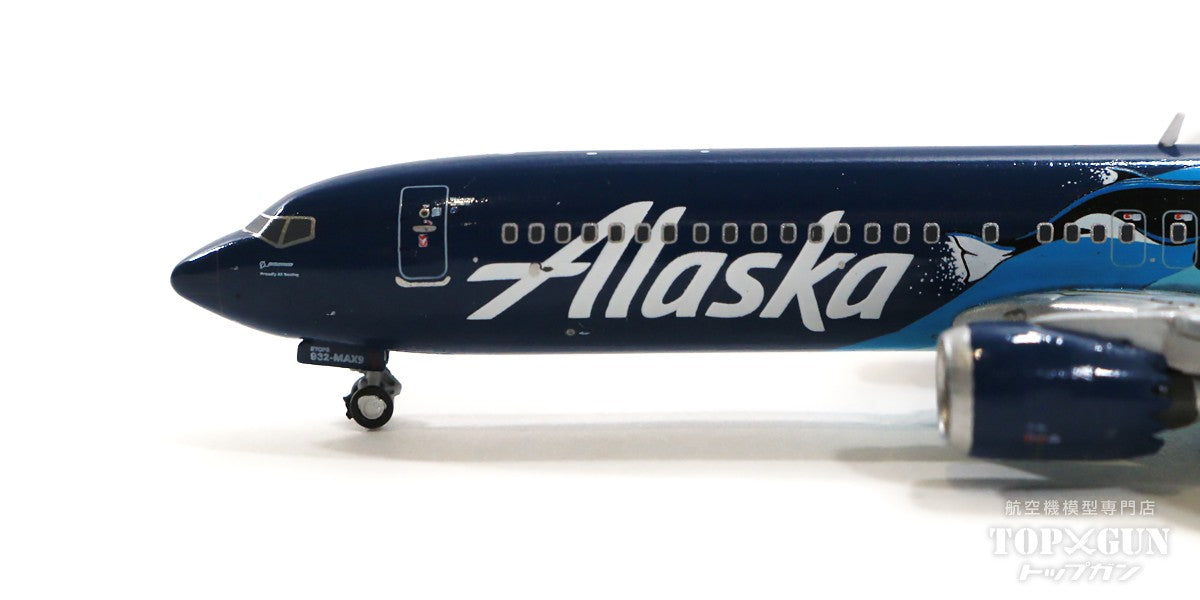 737 MAX 9 Alaska Airlines Special Painting "Environmental Sustainability Goals 2025/West Coast Wonders/orcas" 2022 N932AK 1/400 [GJASA2078]