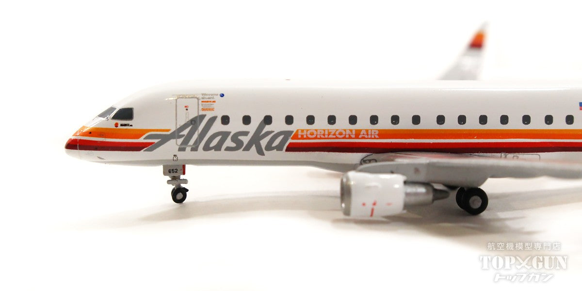 E175LR アラスカ航空 特別塗装「ホライズン航空復刻レトロ」 2022年 N652MK 1/400  [GJASA2174]