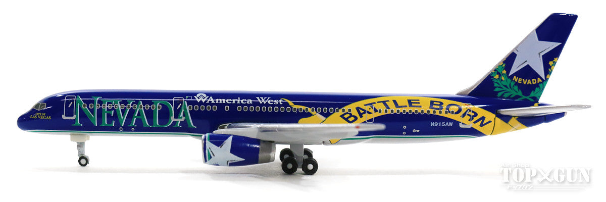 757-200 アメリカウエスト航空 「NEVADA BATTLE BORN」 N915AW 1/400 [GJAWE252]