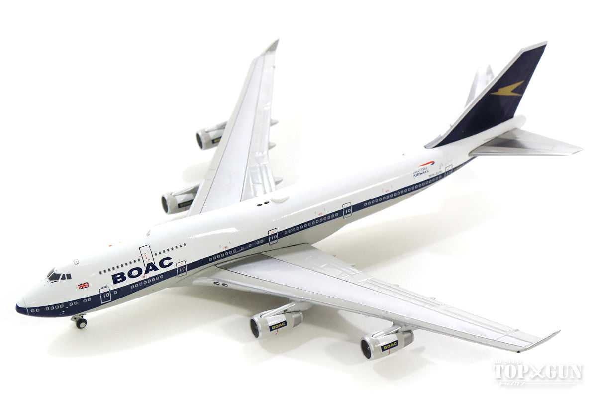 GeminiJets 747-400 ブリティッシュエアウェイズ 特別塗装 「BOAC復刻レトロ」 19年 G-BYGC 1/400  [GJBAW1838]