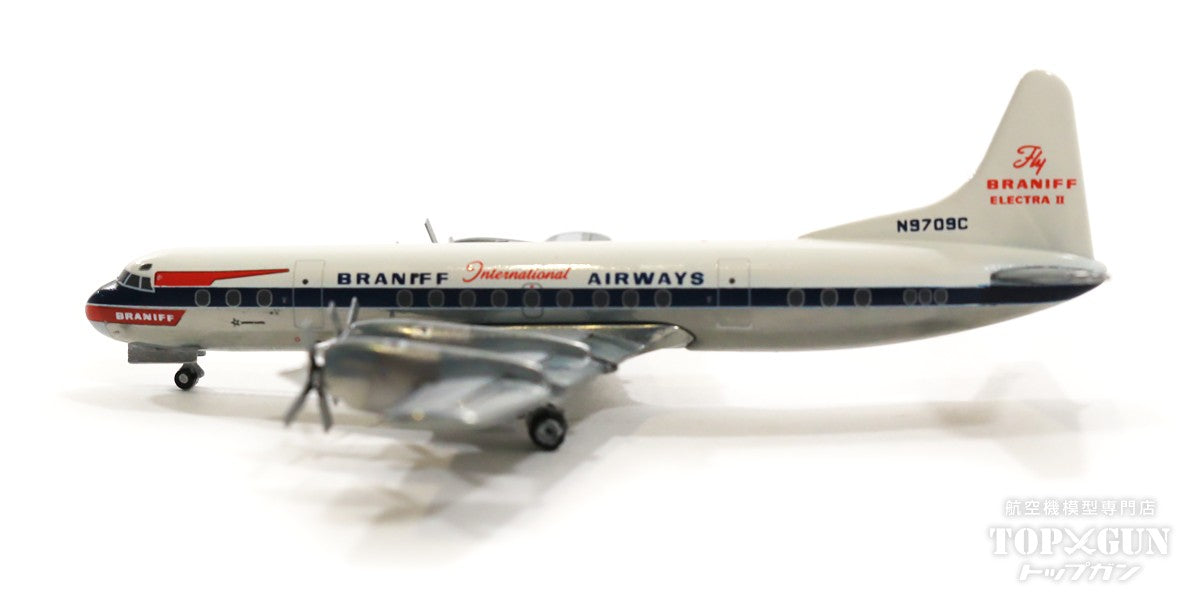 L-188A ブラニフ・インターナショナル航空 1960年代「エル・ドラード」塗装 N9709C 1/400 [GJBNF2090](20240630)