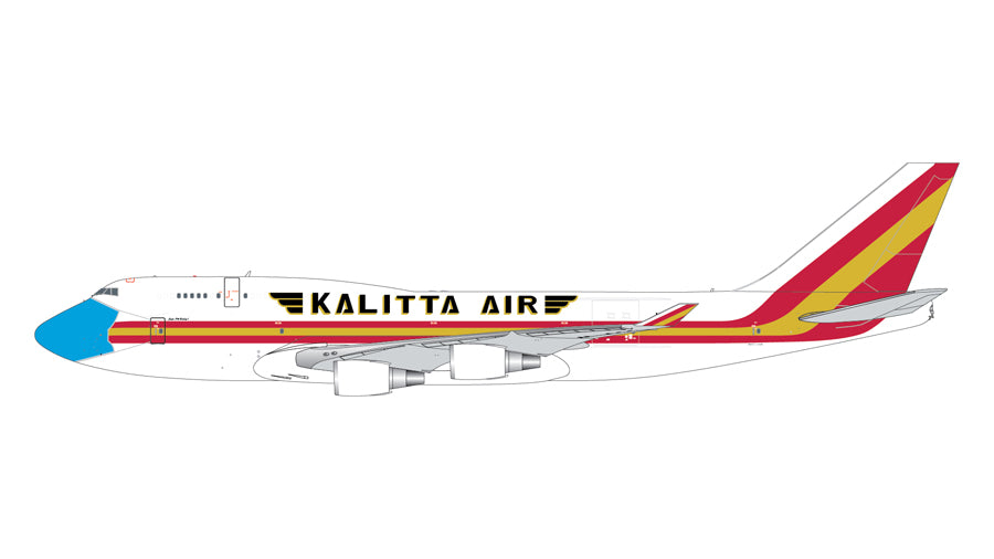 747-400BCF (modified cargo type) Kalitta Air special paint "Mask" N744CK 1/400 [GJCKS1999]