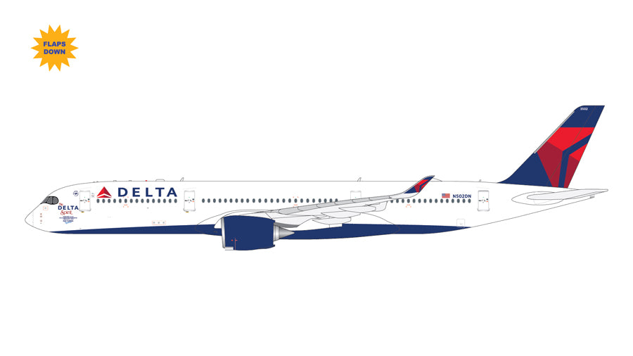 Gemini200 1/200 デルタ航空 A350-900 100周年 - メルカリ