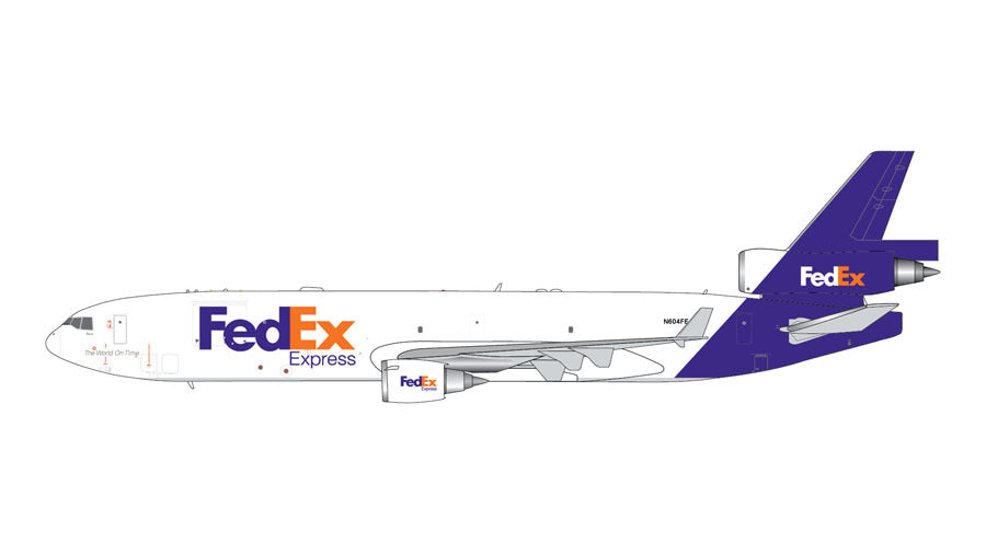 MD-11F（貨物型） FedExフェデックス・エクスプレス N604FE 1/400 [GJFDX1974]