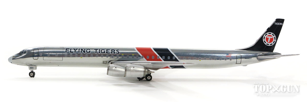 DC-8-73F (engine replaced/cargo type) Flying Tiger Airlines circa 1988 Matte finish N4865T 1/400 [GJFTL836]