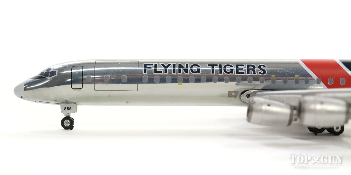 DC-8-73F (engine replaced/cargo type) Flying Tiger Airlines circa 1988 Matte finish N4865T 1/400 [GJFTL836]