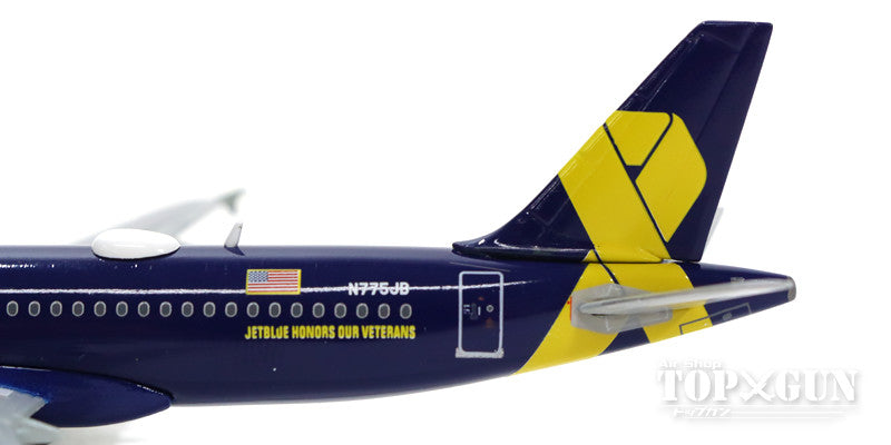 A320 ジェットブルー 特別塗装 「オーナーズ・アワー・ベテランズ／Honors our Veterans」 N775JB 1/400 [GJJBU1546]