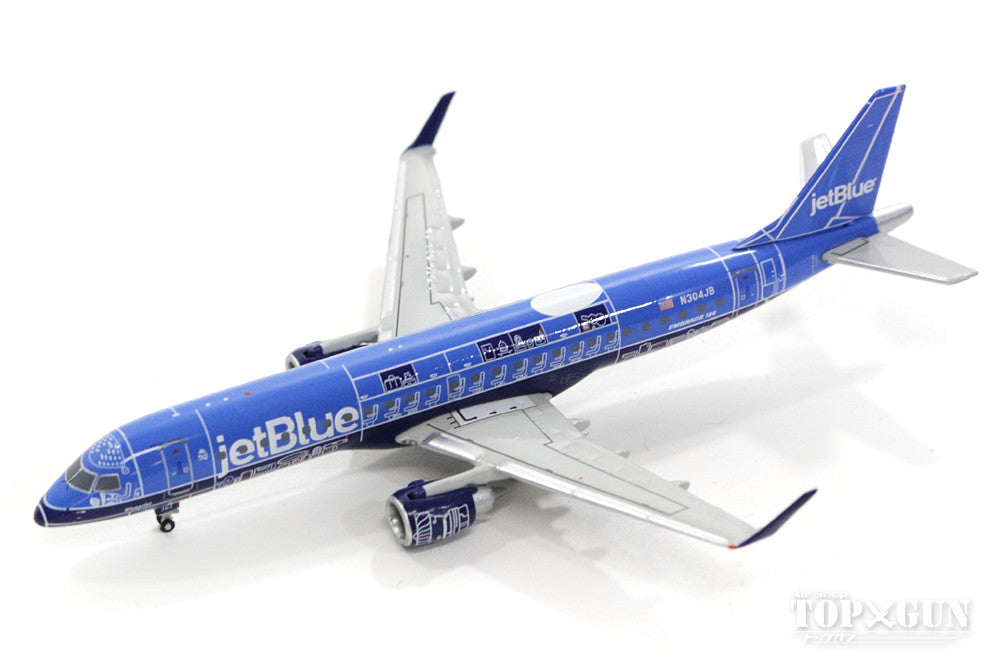 Embraer 190AR Jet Blue special paint "Blue Print" N304JB 1/400 [GJJBU1656]