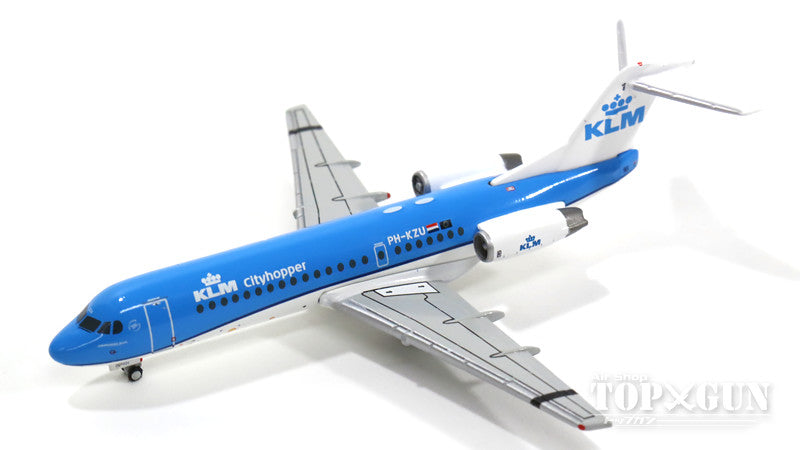 フォッカー70 KLMシティホッパー 新塗装 PH-KZU 1/400 [GJKLM1525]
