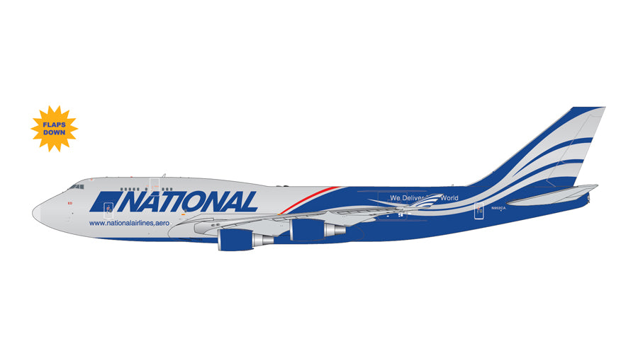 747-400BCF (modified cargo type) National Airlines (flaps down fixed) N952CA 1/400 [GJNCR2016F]